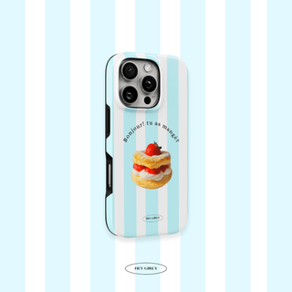 French Patisserie Striped iPhone Case