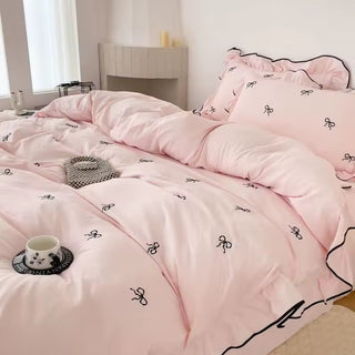 Coquette French Bow Bedding Set
