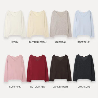 (8 colors) Cashmere Wool Knit