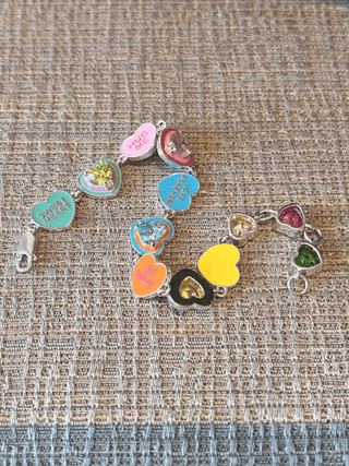 Colorful Love Heart Bracelet