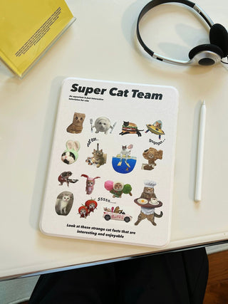 Super Cat Team iPad Case