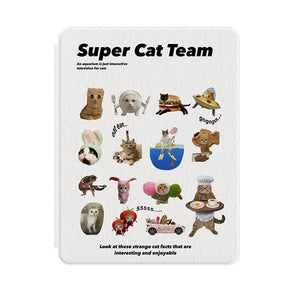 Super Cat Team iPad Case