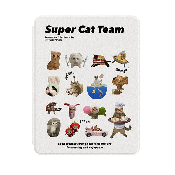 Super Cat Team iPad Case