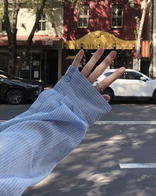 Natural Fit Striped Border Shirt