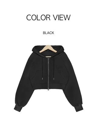 (5 colors) DR Balloon Cropped Hoodie