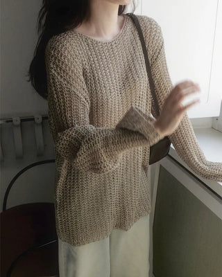 Summer Natural Net Knit