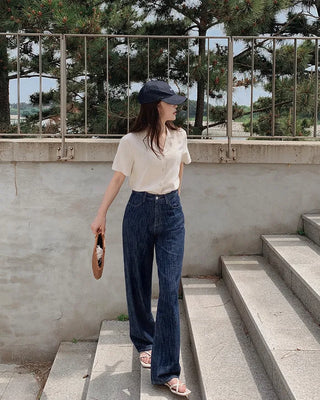(basic/long) Summer Fit Denim Pants - 4 sizes