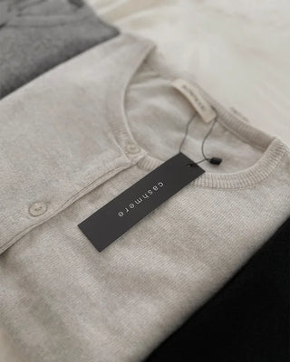 Cashmere Round Cardigan