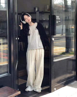 (4 colors) Dot Point Pants
