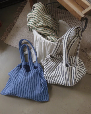 #LENTO. Our Stripe Terry Bag