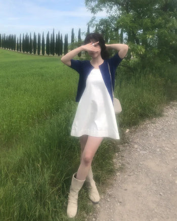 Flat bustier dress