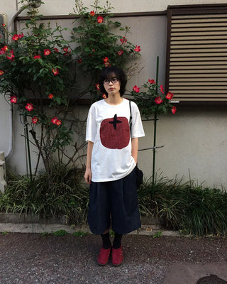 Over 3,000 units sold! Tomato print oversized short-sleeved T-shirt