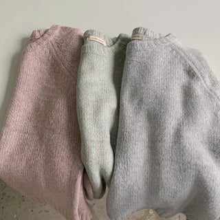 Cotton Candy Raglan Mix Knit - 3 colors