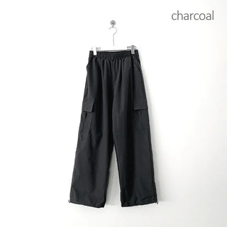 Summer Wide Elastic Training 2-Way Jogger String Cargo Pants