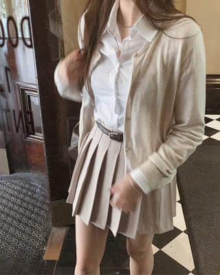 Cashmere Round Cardigan