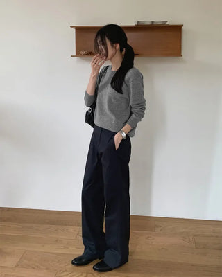 (100% cashmere) 2 types of cashmere knit