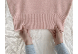 [U-neck/V-neck] 2 types of standard basic knitwear