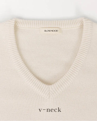 (round neck/v-neck) Soft round knit - 9 colors