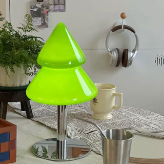 Christmas Tree Glass Table Lamp