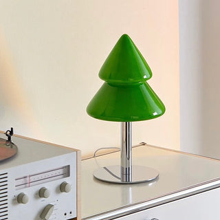 Christmas Tree Glass Table Lamp