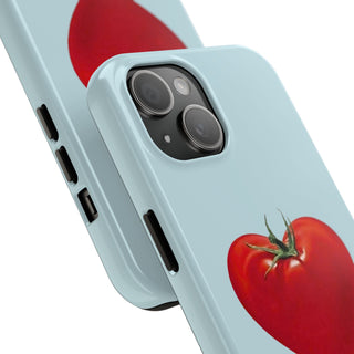 Blue Tomato Heart iPhone Case
