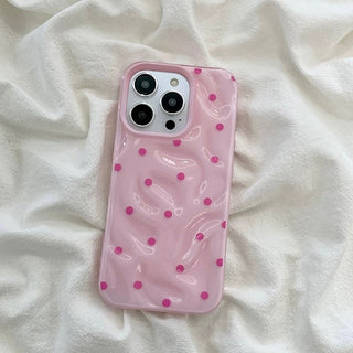 Glossy Polka Dot iPhone Case