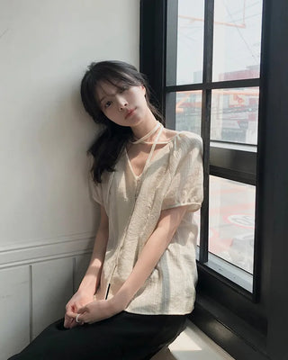 Cotton long skirt