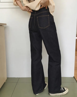 (basic/long) Non-fade-free denim pants