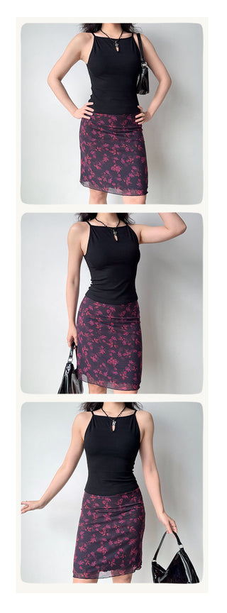 cutout solid camisole