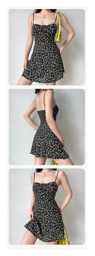 floral slip dress