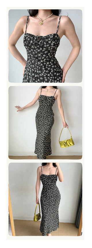 floral slip dress