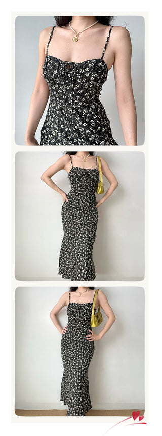 floral slip dress