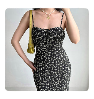 floral slip dress