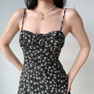 floral slip dress