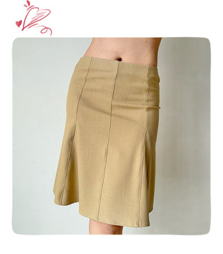 fishtail A-line skirt