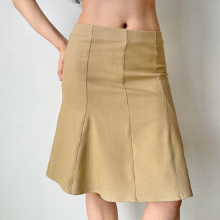 fishtail A-line skirt