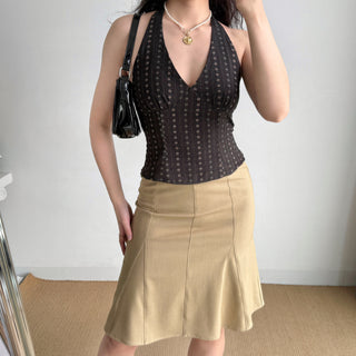 fishtail A-line skirt