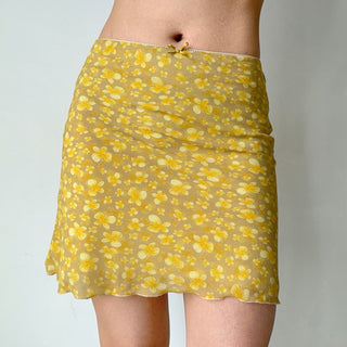 yellow butterfly skirt