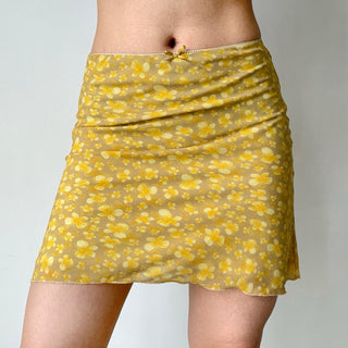 yellow butterfly skirt