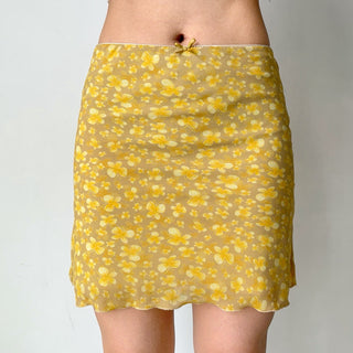 yellow butterfly skirt