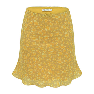 yellow butterfly skirt
