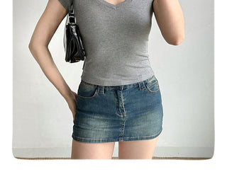 basic V-neck Top