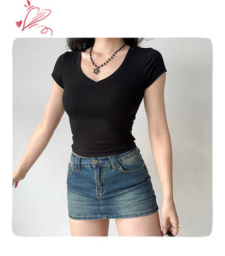 basic V-neck Top