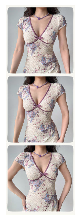 lace A-line dress