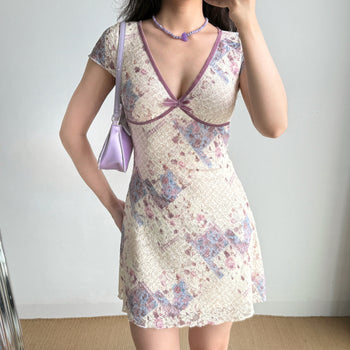 lace A-line dress