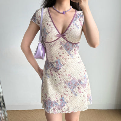 lace A-line dress