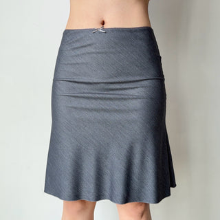 denim fishtail skirt