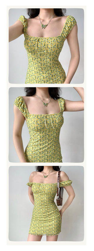 fruit print dress