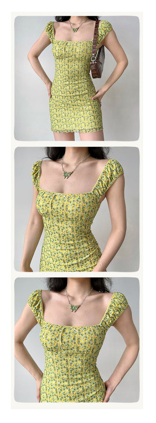 fruit print dress