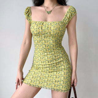 fruit print dress